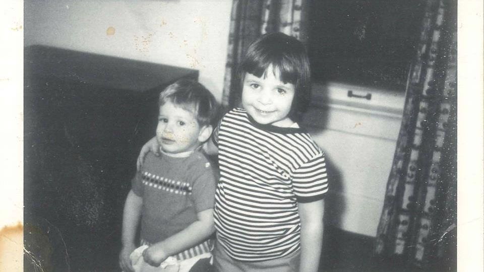 Jenny and brother 1965
